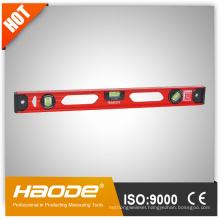 Heavy duty I-beam aluminium spirit level